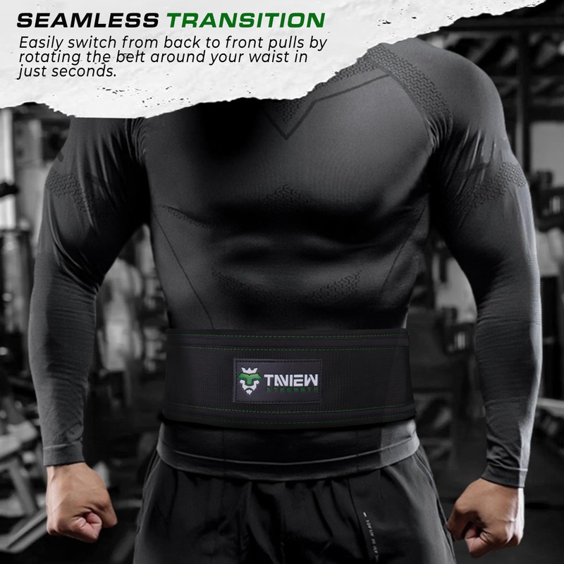 Sled Pulling Belt with Adjustable Closure, 2 Sled Pulling Straps