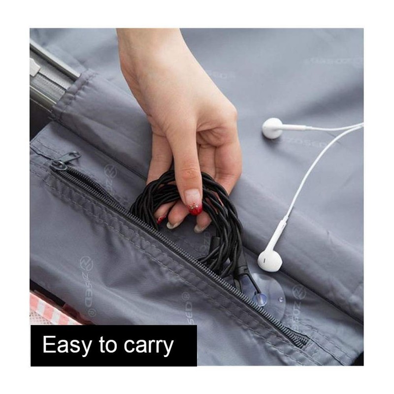 nuosen Travel Clothes Washing Line, Extendable Travel Clothes Line with