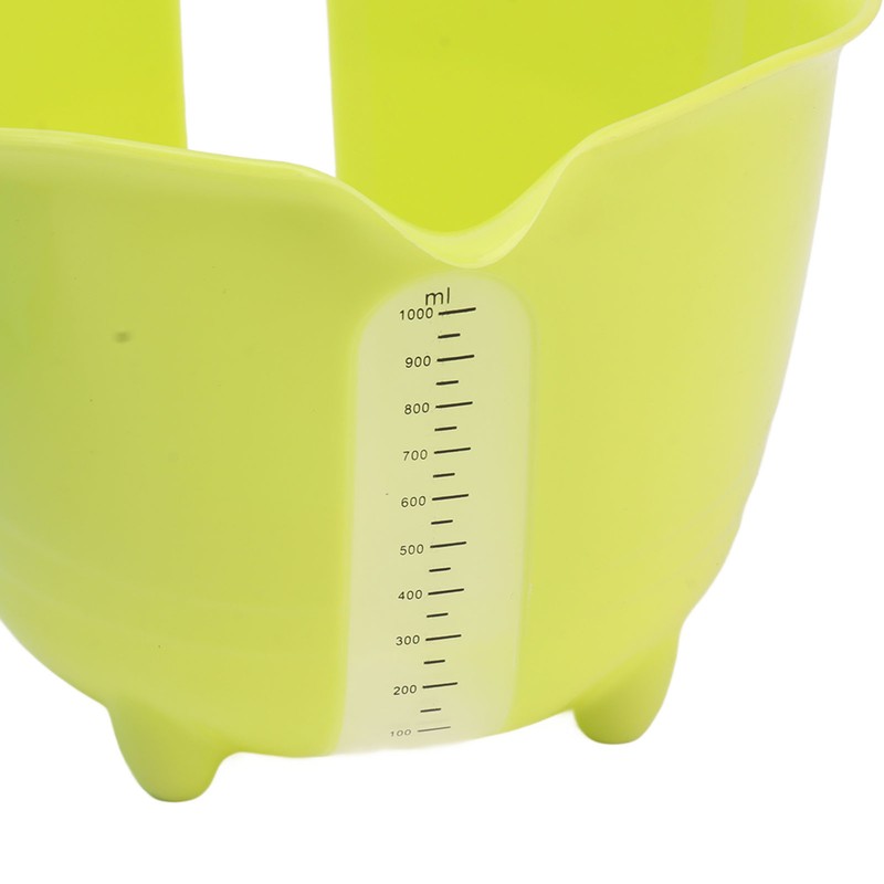 3pcs Drain Colander Set Food Grade PP Stackable Fruit Vegetable