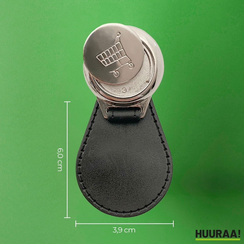 Huuraa Dog Dad Tapse Keyring Gift Shopping Trolley Token Dog
