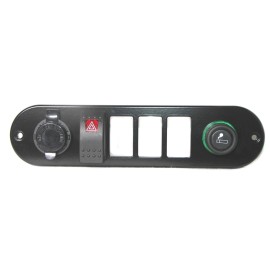 SDO Land Rover Defender 90/110 - Center Dash Face Plate Panel (12V-Carling-12V)