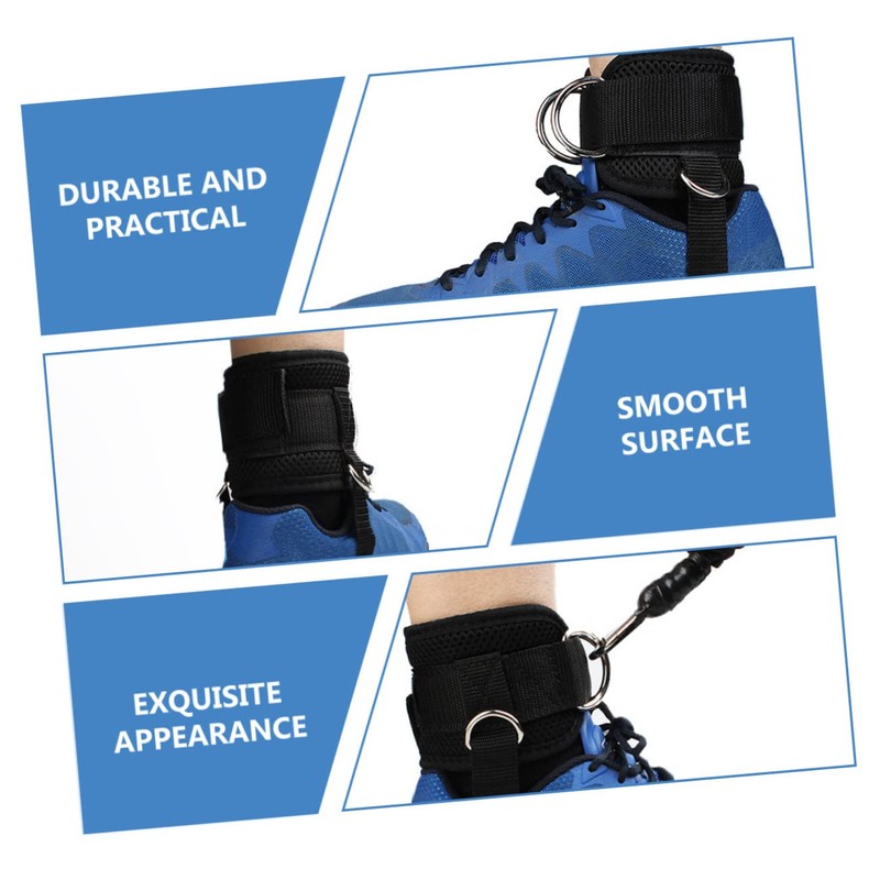 OHPHCALL Gym Ankle Straps Ankle Brace Cable Kickback Leg Strength