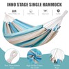 INNO STAGE Brazilian Hammock with Tree Straps, Carry Bag, Blue