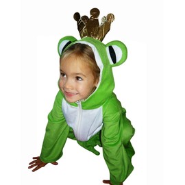 Sy12 Frog King costume, sizes 80 - 128, for small kids and babies, frog prince costumes, fancy dress, carnival, toddlers’ carnival costume, children's fancy dress costume, fairytale outfit