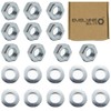 M10 Nuts & Washers Set. 10 – M10 Steel Nuts