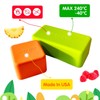 IELEK Silicone Bento Lunch Box Dividers Reusable Bento Box Containers