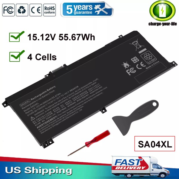 For HP 4 Cells SA04XL Battery For HP ENVY X360