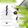 Rossesay 10 Pcs Drift Guard with Flat Sprayer Nozzle Spray