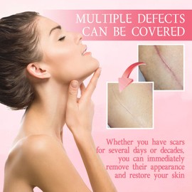 Body Make-Up Foundation, 100 ml Body Foundation, Covers Scars/Stretch Marks, 24h Transfer-Resistant Look - Vegan & Waterproof, Sweatproof Body Foundation for Weddings/Tattoo Cover