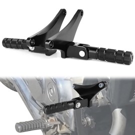 Xitomer Highway Footpeg Mounts Compatible with Magna 750 VF750 1994-2003 Motorcycle Rider Peg Footpeg Kit Anti-Slip Knurling & Foldable Design