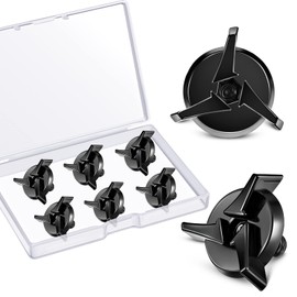 Tornillos de visera para casco, clip de fijación para visera solar, tornillos para casco de motocicleta, accesorios para motocross, negro (6 piezas)