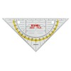 KUM AZ208.19.16-T Geometry Triangle 16 cm Filable Transparent Pack of