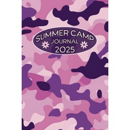 Pink Camouflage Summer Camp Journal: Cute Pinky Purple Camo Adventure Camping Notebook for Girls Kids & Teens | Half lined Half Blank Pages for ... List & Contacts | Keepsake Gift or Prize