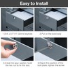 Cabinet Locks with Keys, 5/8" Long Cam Locked keyed Alike,