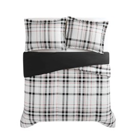 London Fog Charlotte Plaid Comforter Set Multiple Polyester 2-Piece Twin XL Comforter Set, Plaid Themed, for Men and Women, Oeko-TEX Certified Confidence