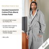 Mansfield Unisex Hooded Sweatshirt Cotton Polyester Blend Spa Robe Bath