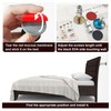 Hayaww 2 pieces anti-shake bed 36-150 mm bed frame, anti-shake