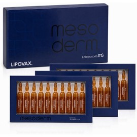 Lipovax Bioactivador Cosmético Corporal Profesional L-Carnitina, Coenzima Q10, Vitamina B12, Ácido Alfa Lipoico y Silicio Orgánico 60 Ampolleta 5 ml