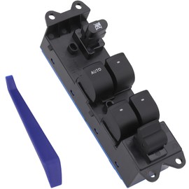 Obaee - Interruptor de control de ventana eléctrica, botón de bloqueo de puerta principal, lado del conductor, compatible con Subaru Legacy/Outback 2005 2006 2007 2008 2009 reemplaza a OEM 83071AG05A 83071AG05B 83071-AG05B 901-919