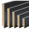 Reese Skirting Boards MDF Black Weimar Profile 80 mm