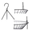 JUNCHU CHERRY 3-Tier Wire Fruit Hanging Basket, non-Punching Wall Hanging