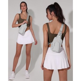 ODODOS Daily Sling Bag with Adjustable Straps Crossbody Chest Bag Lightweight Small Backpack for Casual Outdoor Traveling Hiking, Murmur