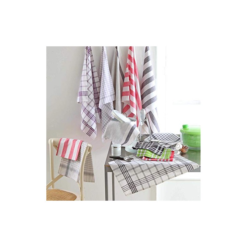 Douceur d 'Intérieur Traditio Napkins, Cotton, Red, 40 x 40