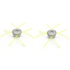 2 Pieces Trimmer Head, Aluminum Universal 4 Line Strimmer Head