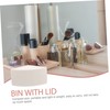 KICHOUSE Plastic Storage Boxes Lids 2 Pack Bin Lid for