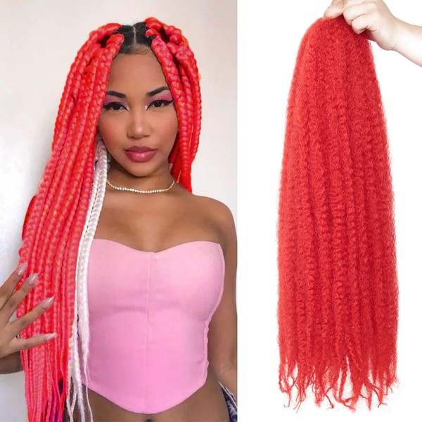 Marley Twist Braiding Hair 24 Inch 8 Packs – Fluffy&Tangle-Free
