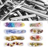 Hair Clip Base, 3 Sizes 30 Pieces, Silver, DIY Hairpin