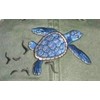 Loggerhead Sea Turtle Embroidered Cotton Cap Green