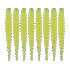 6th Sense Fishing Boosa Ned 3.3 - Soft Plastic Worm - Bass Fishing (Chartreuse Pearl)