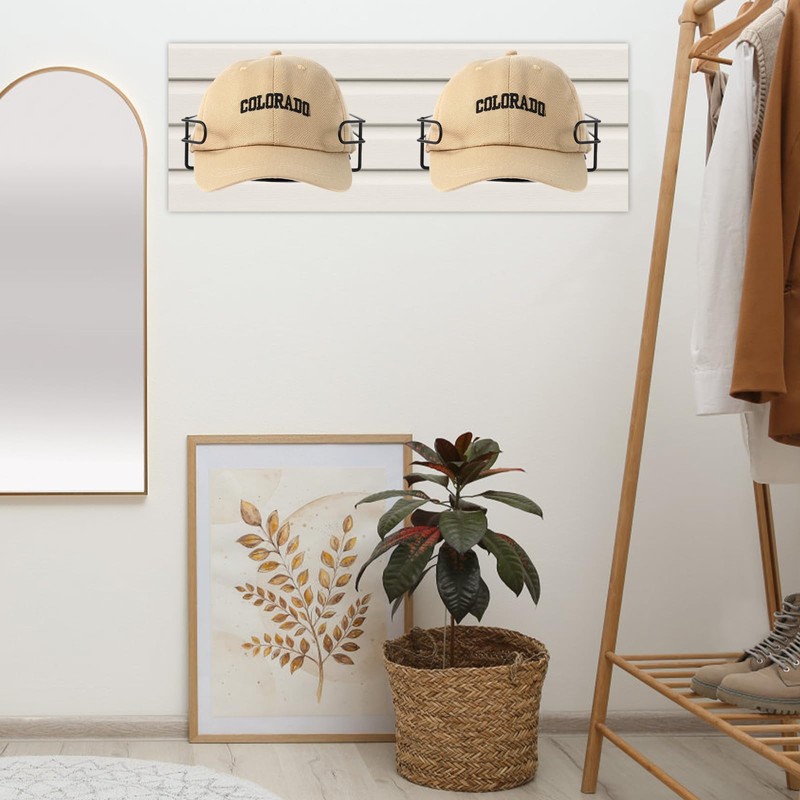 Polmart Slatwall Hat Display Baskets/Racks, 4-Pack