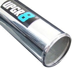 Upgr8 Universal Outside Diameter Polished Aluminum Pipe (3.0"(76MM), 45 Degree)