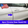 MyFrameAccessory 4pcs CHROME DOOR EDGE GUARD Flexible Protection Trim Molding