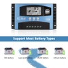 100A MPPT Solar Panel Charging Controller, 12V/24V Auto Solar Battery