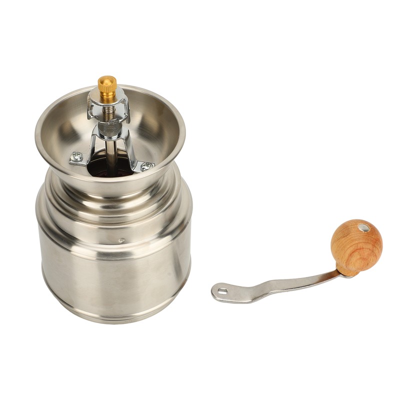 Manual Coffee Grinder Stainless Steel Solid Wood Hand Coffee Bean