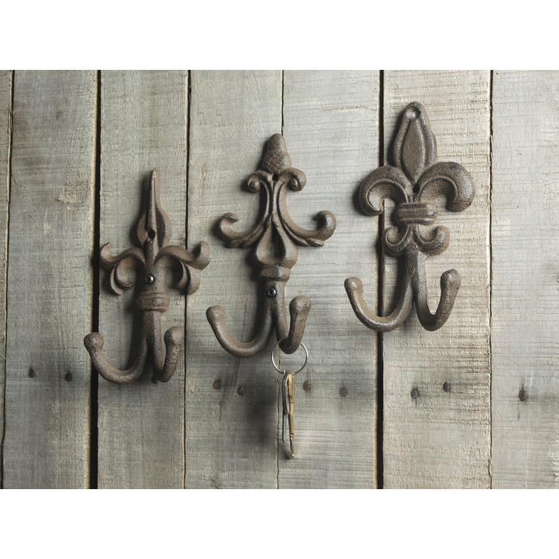 Comfify Set of 3 - Cast Iron Fleur De Lis