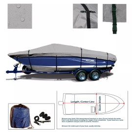 EliteShield Bayliner capri 1950 Bowrider Trailerable Boat Storage Cover All Weather - Gray