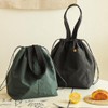 Stylish Insulated Lunch Bag, Portable and Convenient, Drawstring Type, Thermal