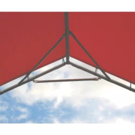 sacramentocanopy.com 40" Canopy Bar Brace with Two 1-1/2" Fittings Greenhouse Shade Structure Support