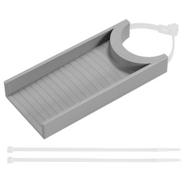 LUAATT Dishwasher Air Gap Cover Water Ramp,3" Ramp Helps Guide Water To Sink,Universal Accessory For Dishwasher Air Gap,Original Design With Zip Tie