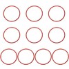 DERNORD Silicone O-Ring,1-1/4" ID, 1-1/2" OD, 1/8" Width, 70A Durometer,