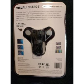 Sharper Image NEW  Sharper Image Visual Charge Tripod 6 Port USB Desktop Charger multiport