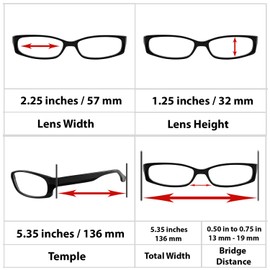 TruVision Readers Reading Glasses - 9503H - 1- Tort Sun -2.00