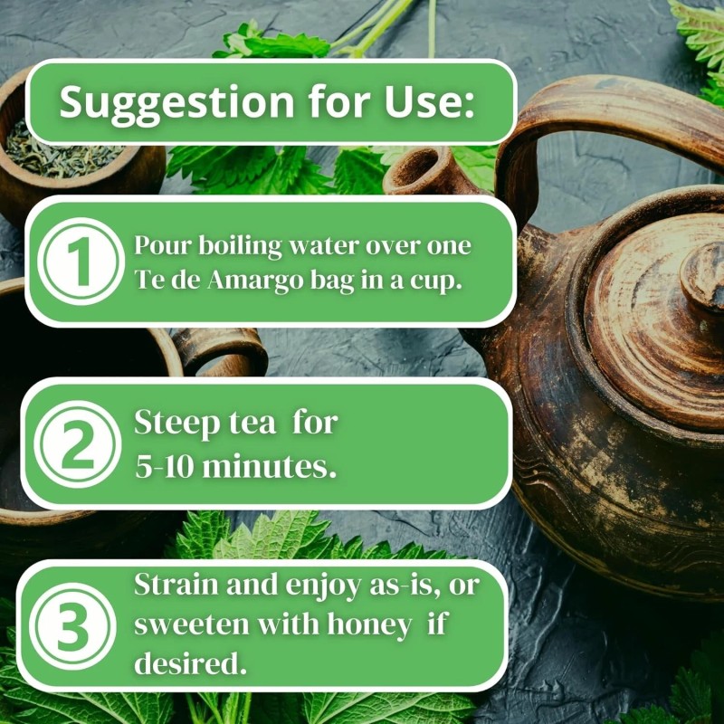 Hanan Te Amargo 40g Bitter Tea 1.4oz Herbal Tea from