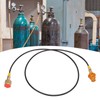 CO2 Tank Adapter Hose 60 Inch Brass ABS Soda Machine