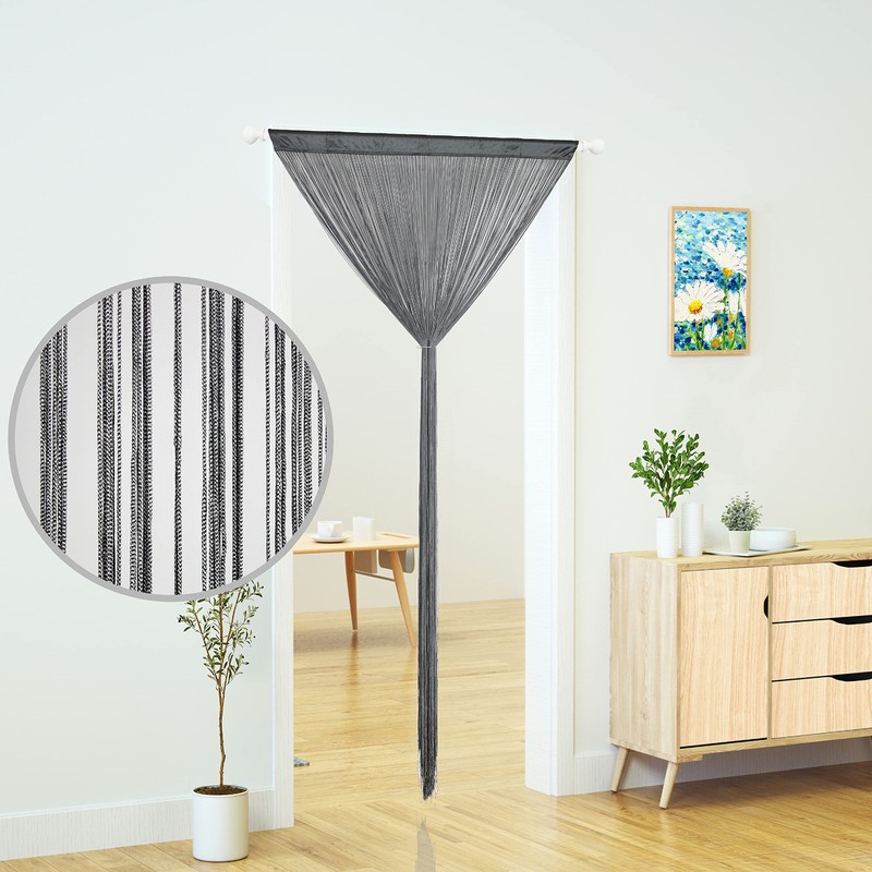 Doorway String Curtain Door Curtains,Boho Hippie Hanging Patio Tassels Screen