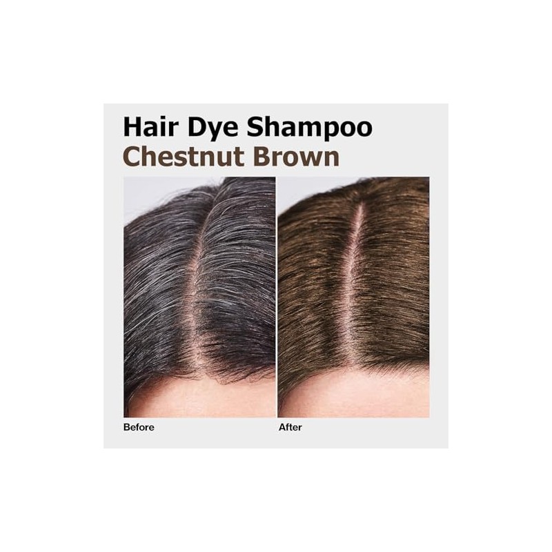 Champú para teñir el cabello 3 en 1 A diferencia